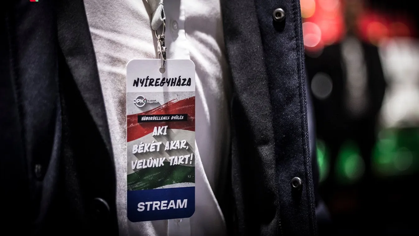 Orbán Viktor rendkívüli bejelentést tett a mai Háborúellenes gyűlésről