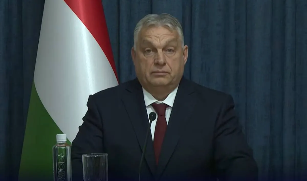 Orbán Viktor a szabadkai sajtótájékoztatón 