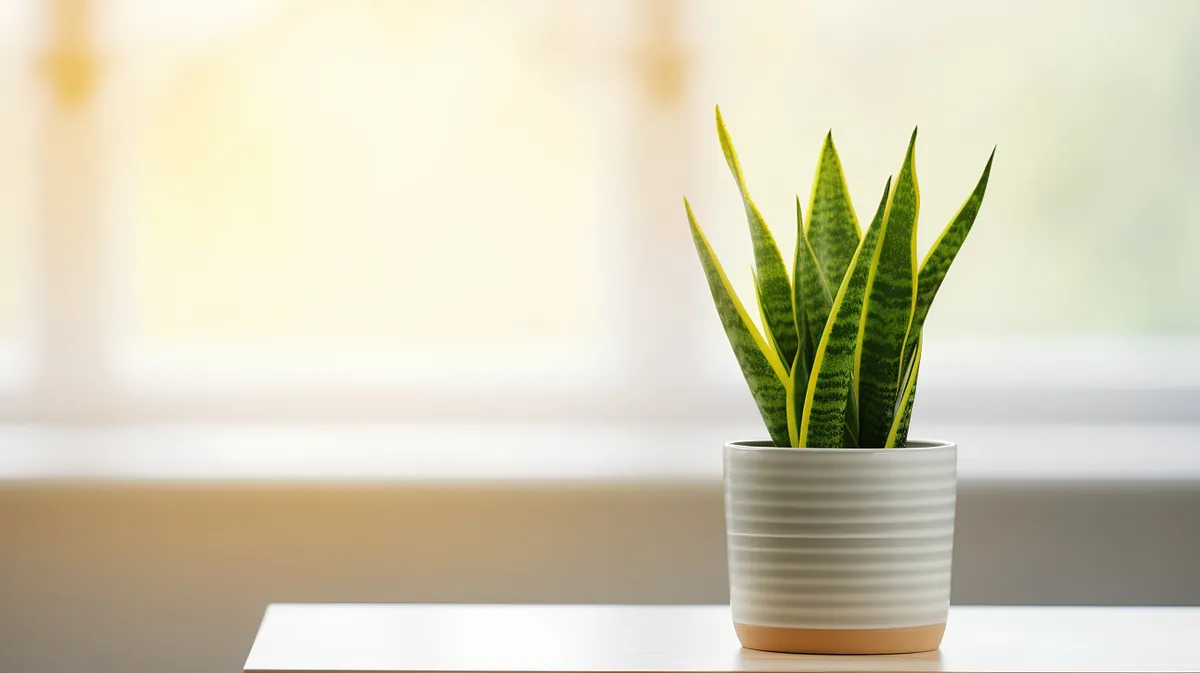 Anyósnyelv szobanövény a pulton