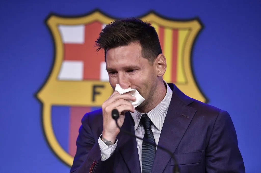Lionel Messi négy éve sírva köszönt el