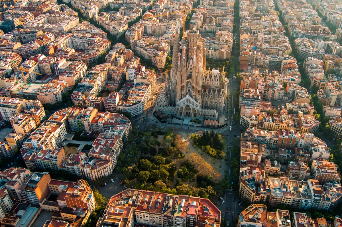 Barcelona büszkesége a Sagrada Familia templom