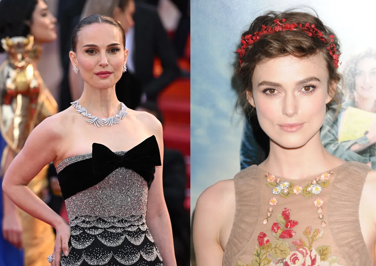 a két színésznő szinte teljesen egyforma