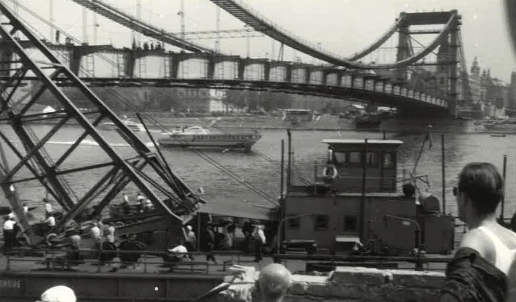 A majdnem szerkezetkész új Erzsébet híd