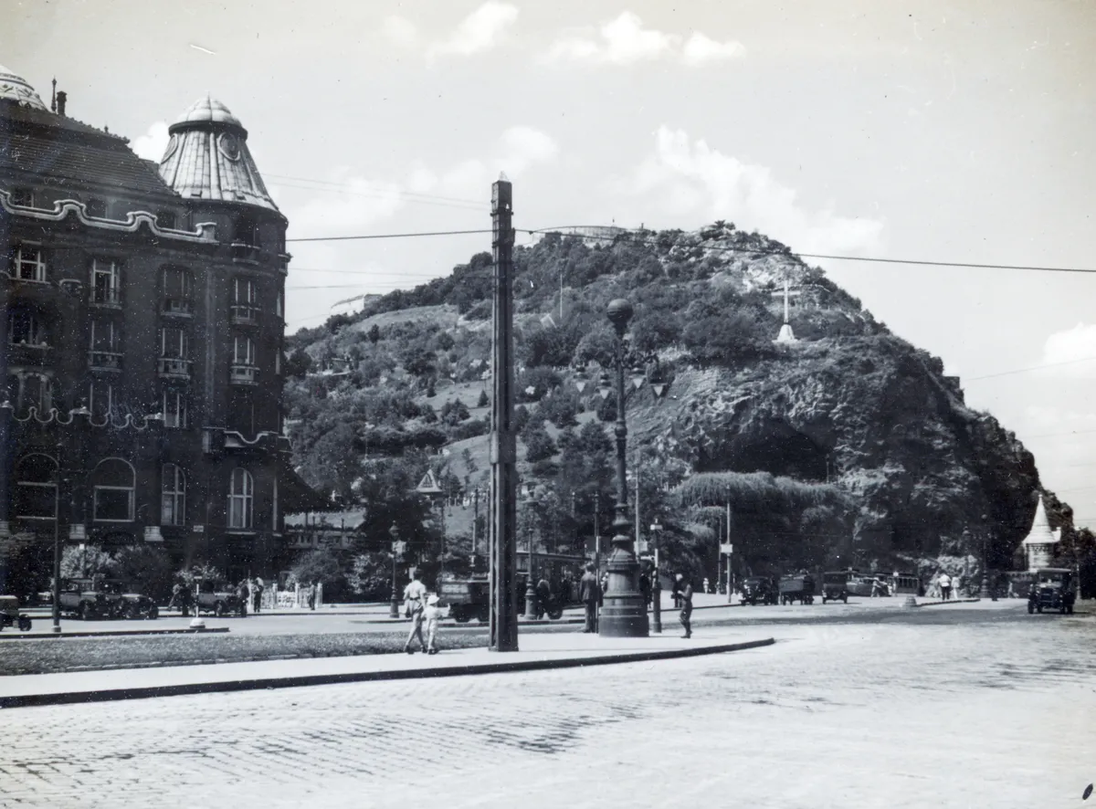Budapest 100 évvel ezelőtt a Szent Gellért tér