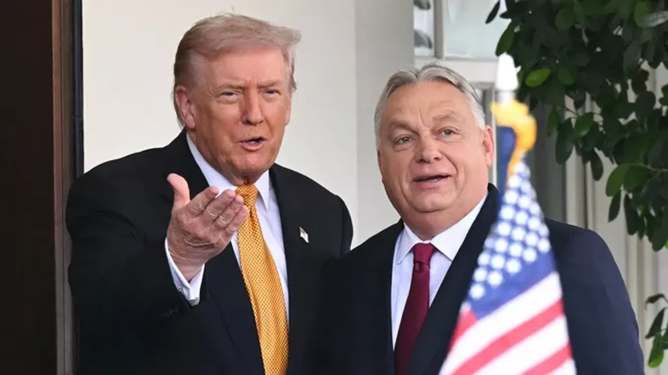 Nagyszerű vezető – kiáltotta Trump, amikor Orbán Viktor megérkezett