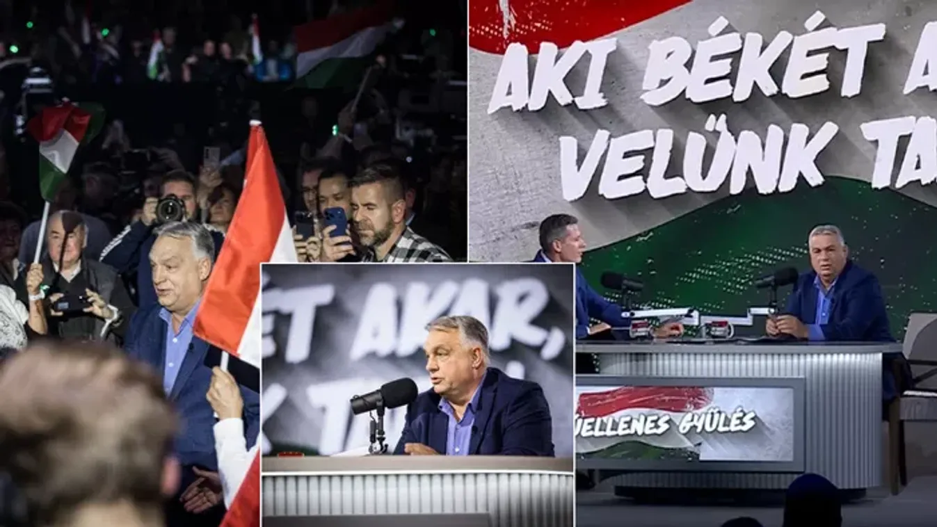 Orbán Viktor az első Háborúellenes Gyűlésen: Európában háborús veszély van - Videó