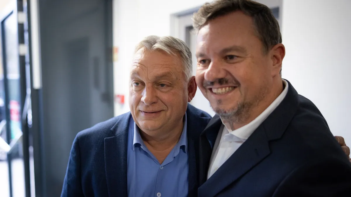 DPK Háborúellenes gyűlés, Győr, 2025. 11. 15.Orbán Viktor Nacsa Olivér