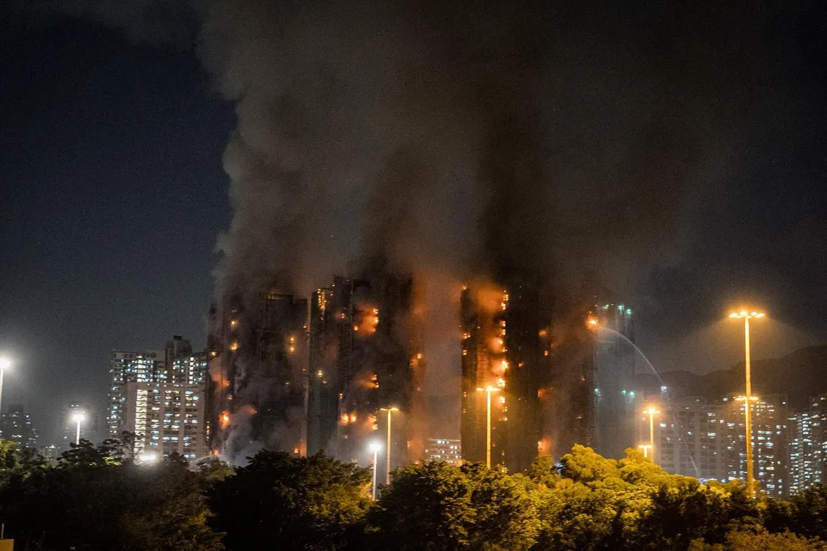 Fire at Hong Kong housing estate kills at least 4, injures 3