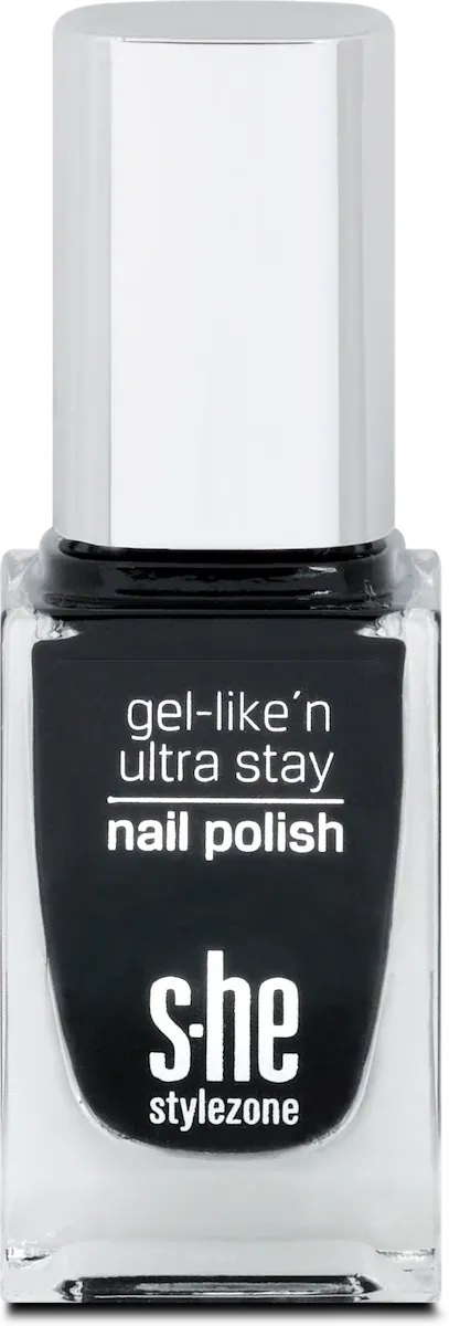 Trendi őszi körmök kiegészítője: s-he colour&style fekete körömlakk