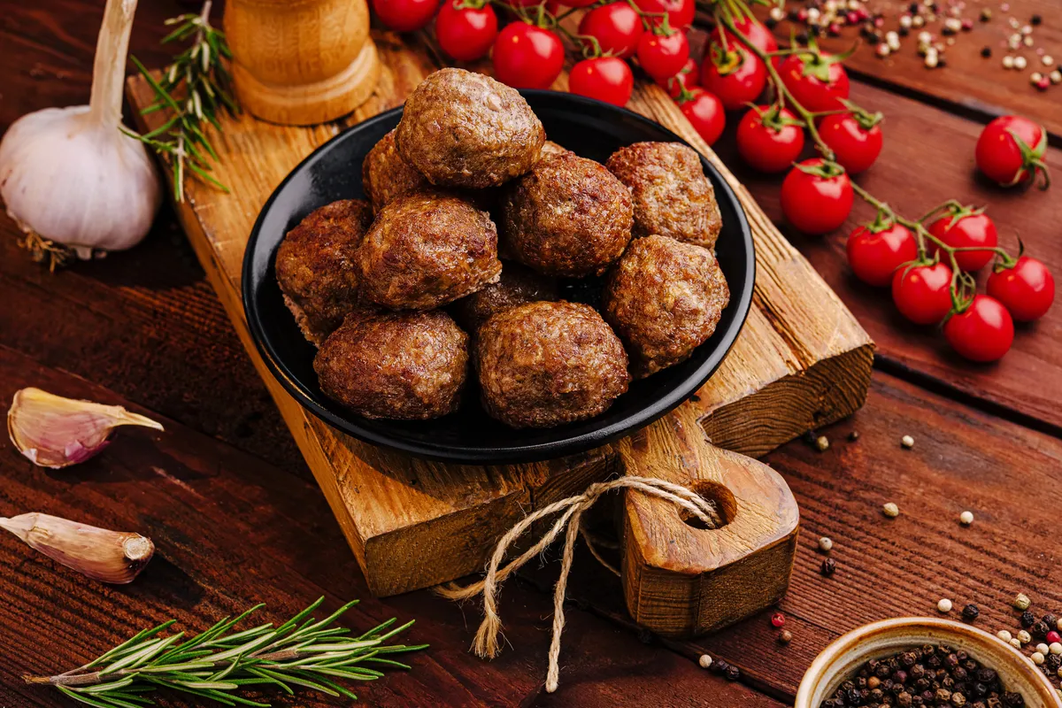 alacsony kalóriás ebéd airfryer-ben fasírt