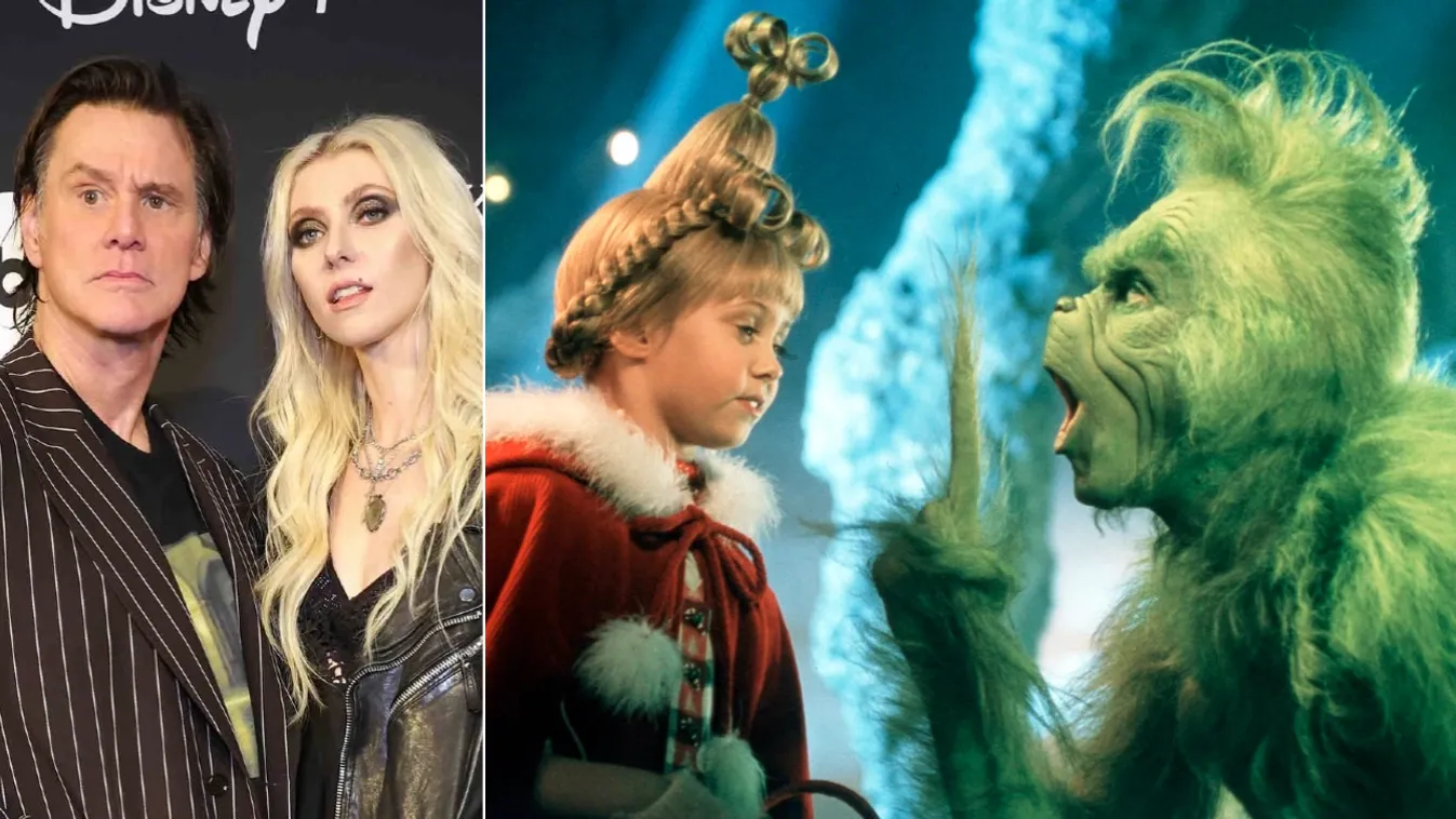 Jim Carrey 25 év után találkozott a Grincs tündéri kislányával: sátáni rocksztár lett belőle – Hihetetlen fotók