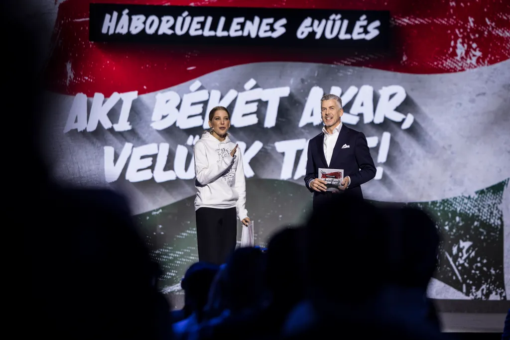  DPK Háborúellenes gyűlés, Győr, 2025. 11. 15. Szabó Zsófia