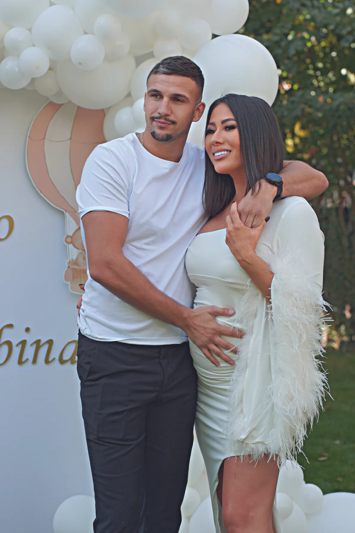 Megyeri Csilla párja, Nico is bent lesz a szülésnél.