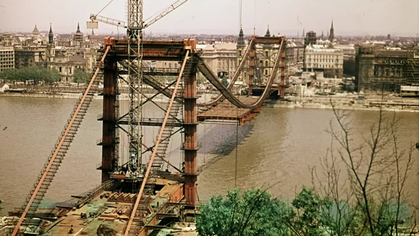 61 évvel ezelőtt adták át az új Erzsébet hidat – exkluzív fotógaléria
