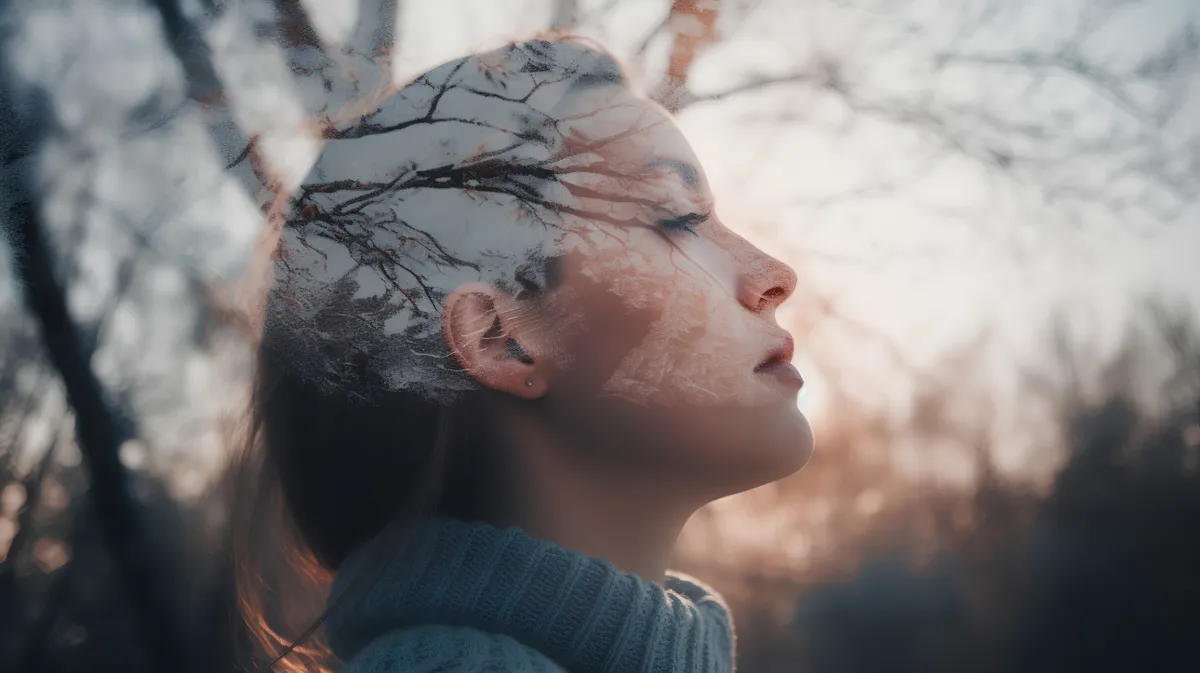 A fiatal nőnek erős megérzései vannak.