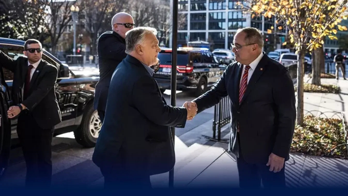 „Megjöttek a magyarok!” – így érkezett meg Orbán Viktor Washingtonba – fotó