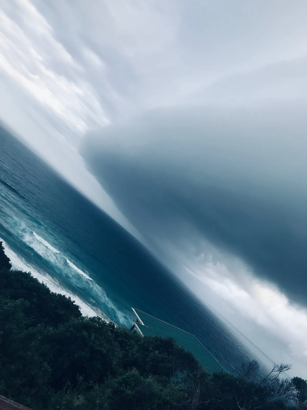 Ilyen amikor jön a vihar az afrikai Mozambikban