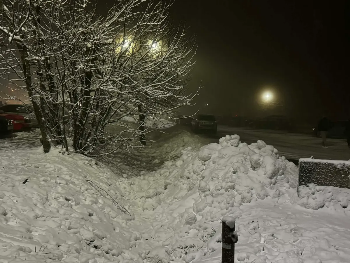 Belepte a hó Dobogókőt 