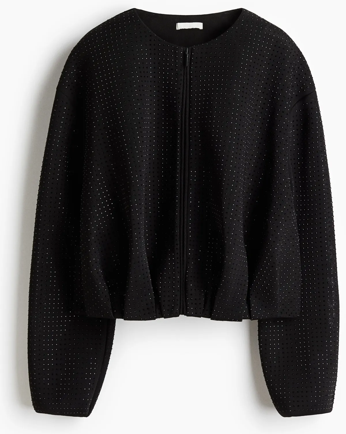 2025-ös téli divat: apró köves bomberdzseki.