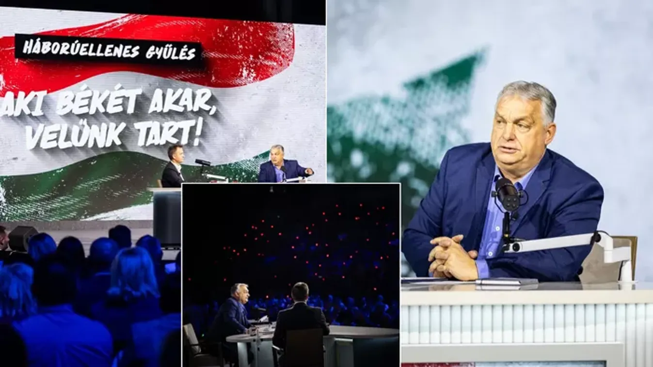 Orbán Viktor a nyíregyházi Háborúellenes Gyűlésen:  Európa legolcsóbb rezsi költségét tudjuk tartani