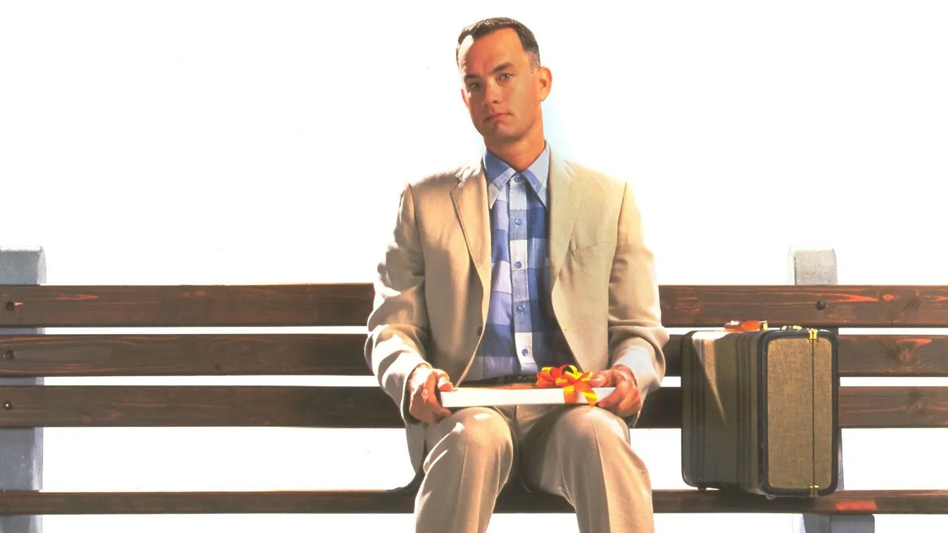 Filmkvízben szereplő jelenetkép Tom Hanksszel a Forrest Gump című filmben
