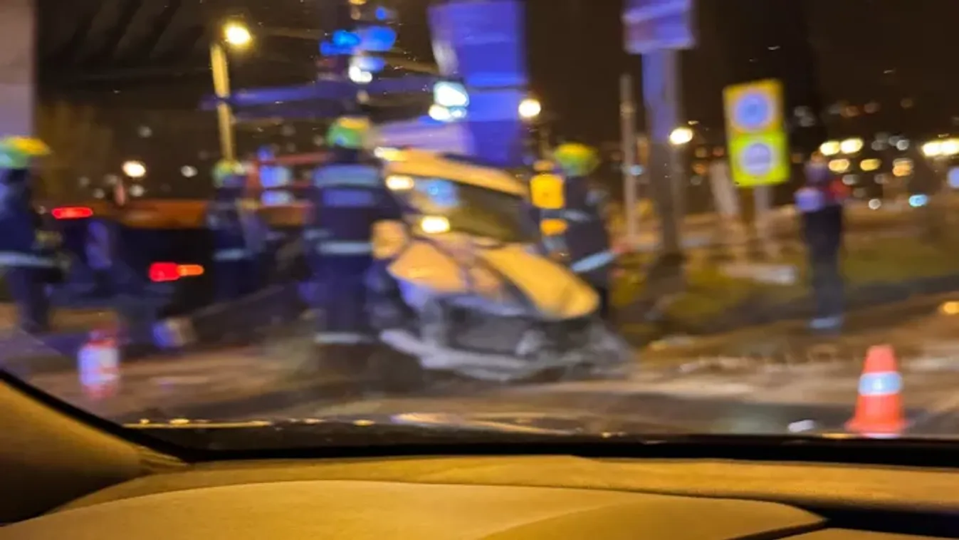 Most kaptuk a hírt: brutális baleset történt az Árpád híd budai hídfőjénél