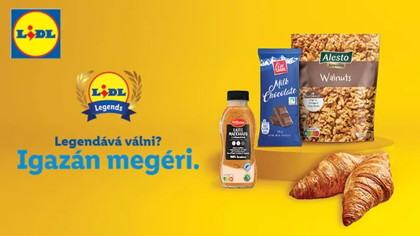 Legendák a polcokon – a vásárlók kedvenceit ünnepli a Lidl!