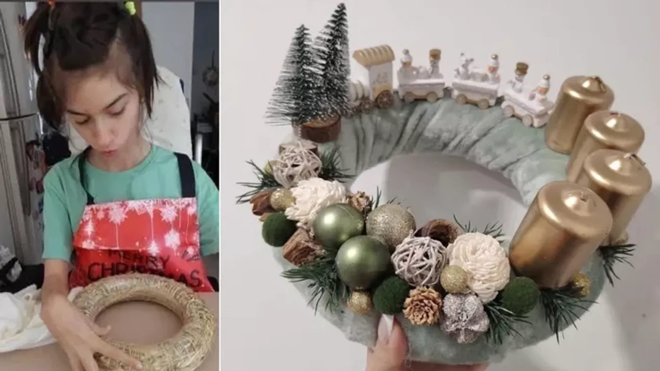 Egy darabka fény mindenkinek – Az oxigén hiányos Szintike idén is adventi koszorúkat készít