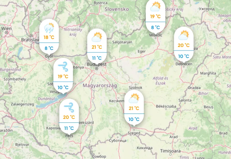 Tavaszias időjárással zárul a hét. 