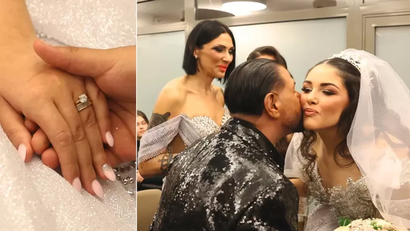 Bangó Margit dédunokájának fényűző esküvője képekben