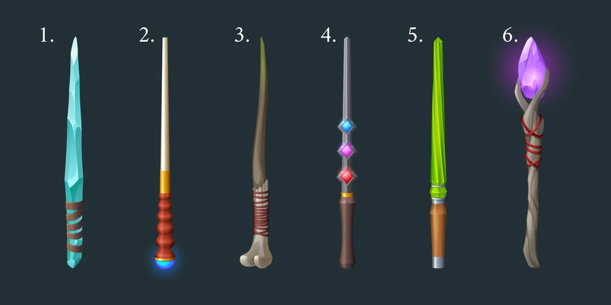 Személyiségtesztben szereplő varázspálcák