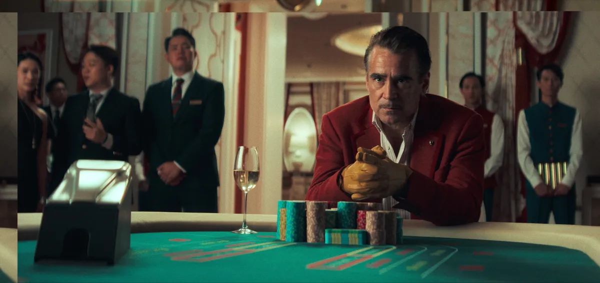 Colin Farrell esélyes lehet egy Oscar-díjra az Egy szerencsejátékos vallomása főszerepéért (Fotó: Netflix)