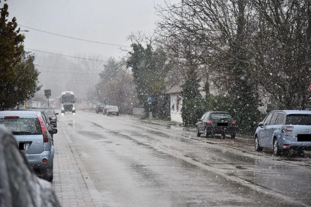 A téli szezon első havazása Csongrád-Csanádban