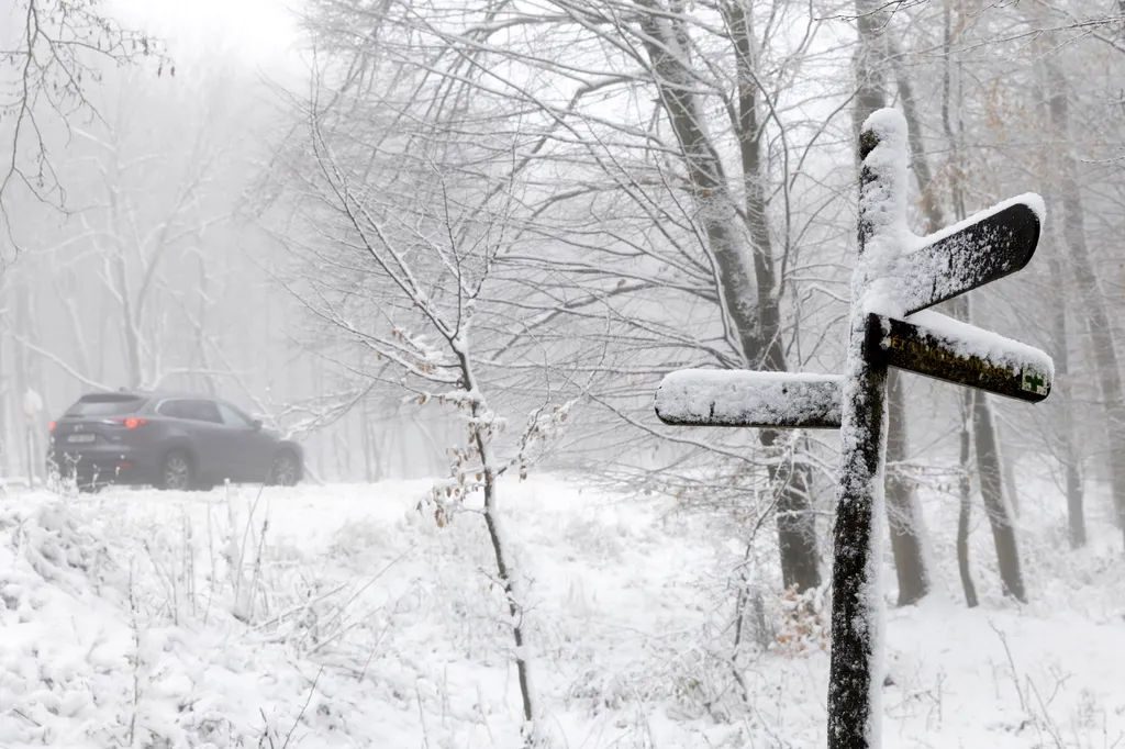 hó, havazás, november