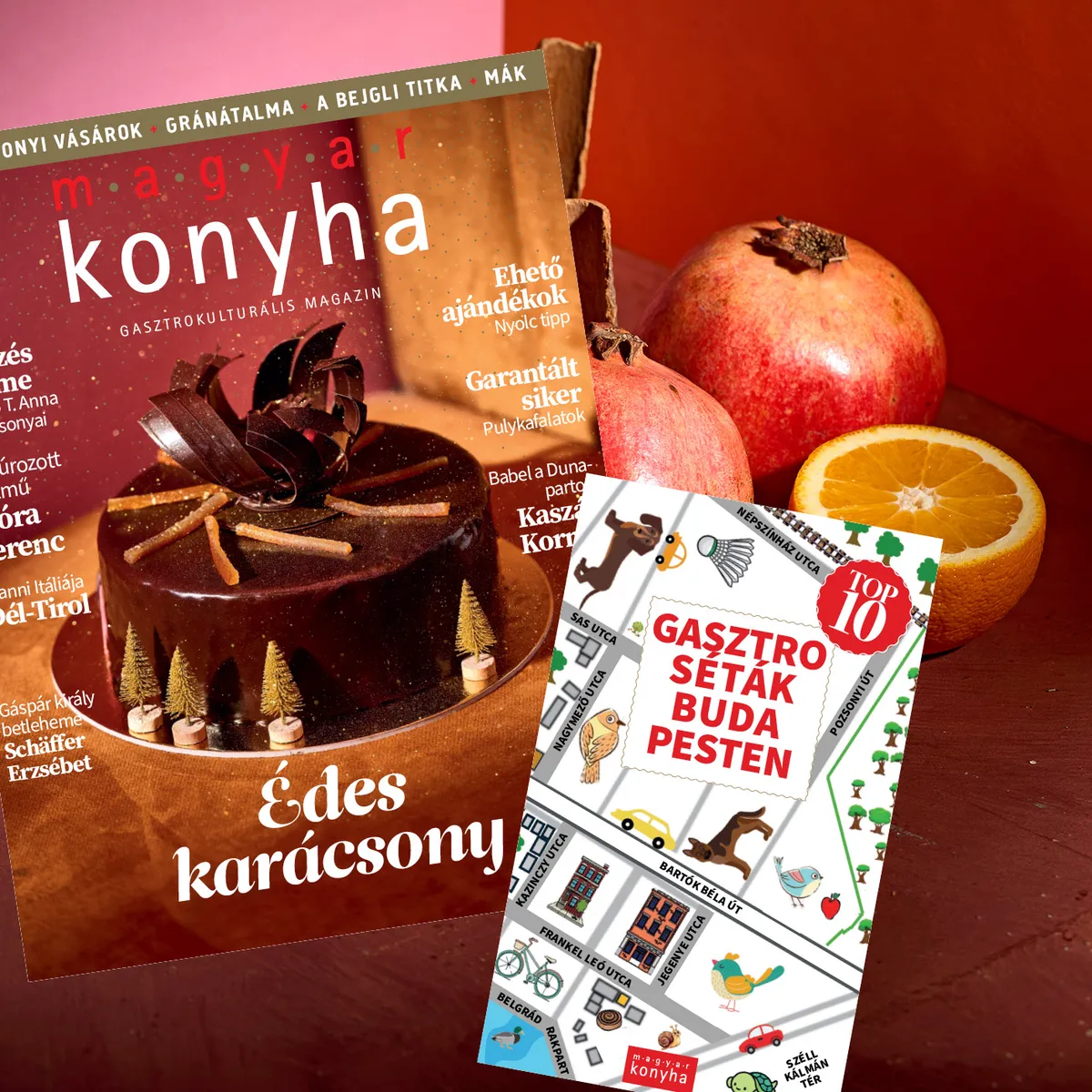 Budapest legjobb vendéglátóhelyeit bemutató kiadvány.