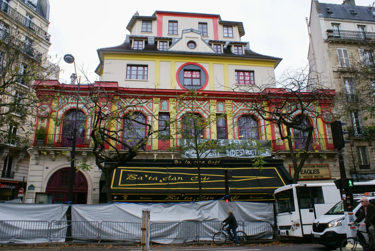 A Bataclan-mulató, ahol a mészárlás volt.