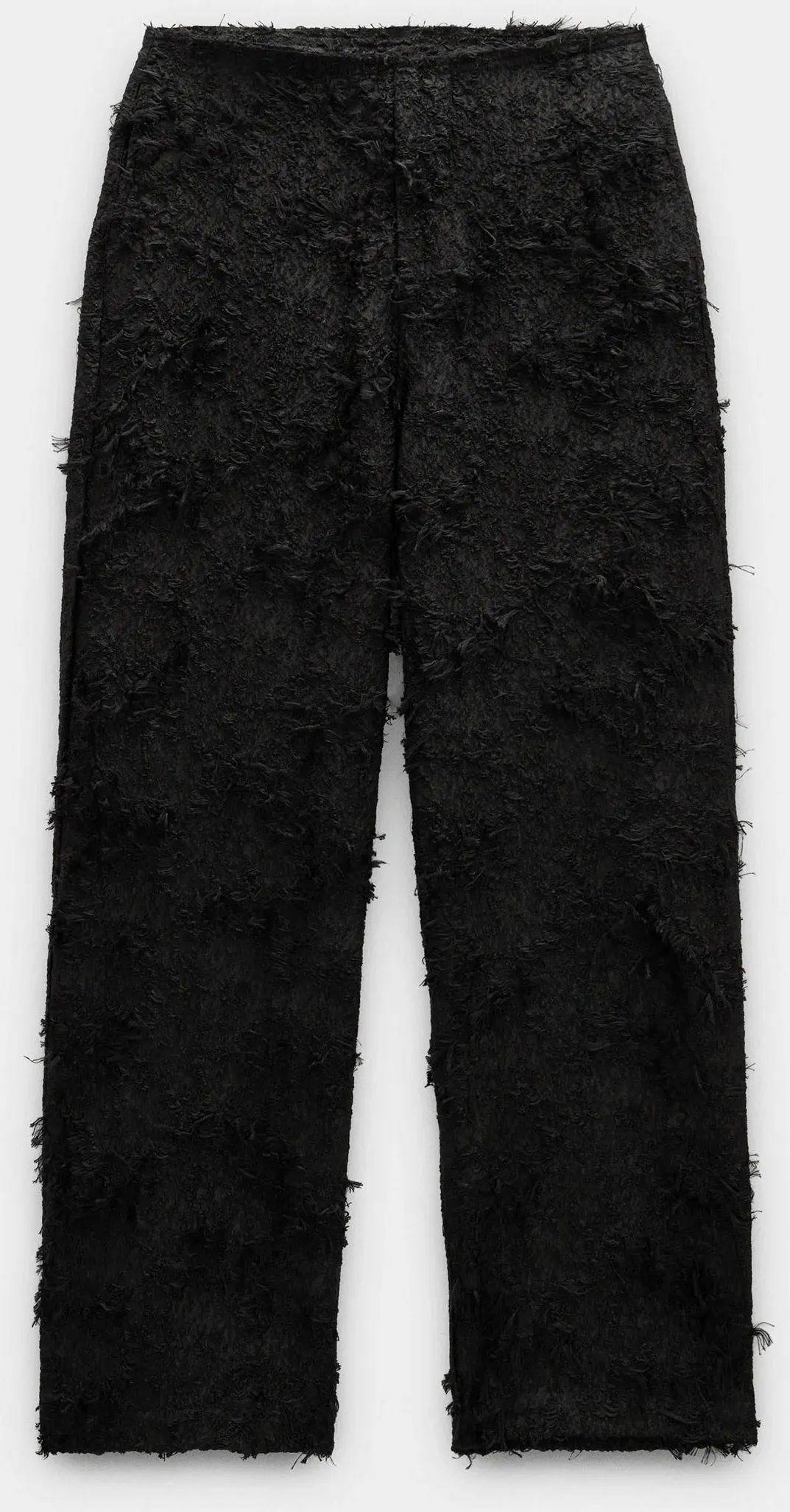 2025-ös téli divat: texturált nadrág.