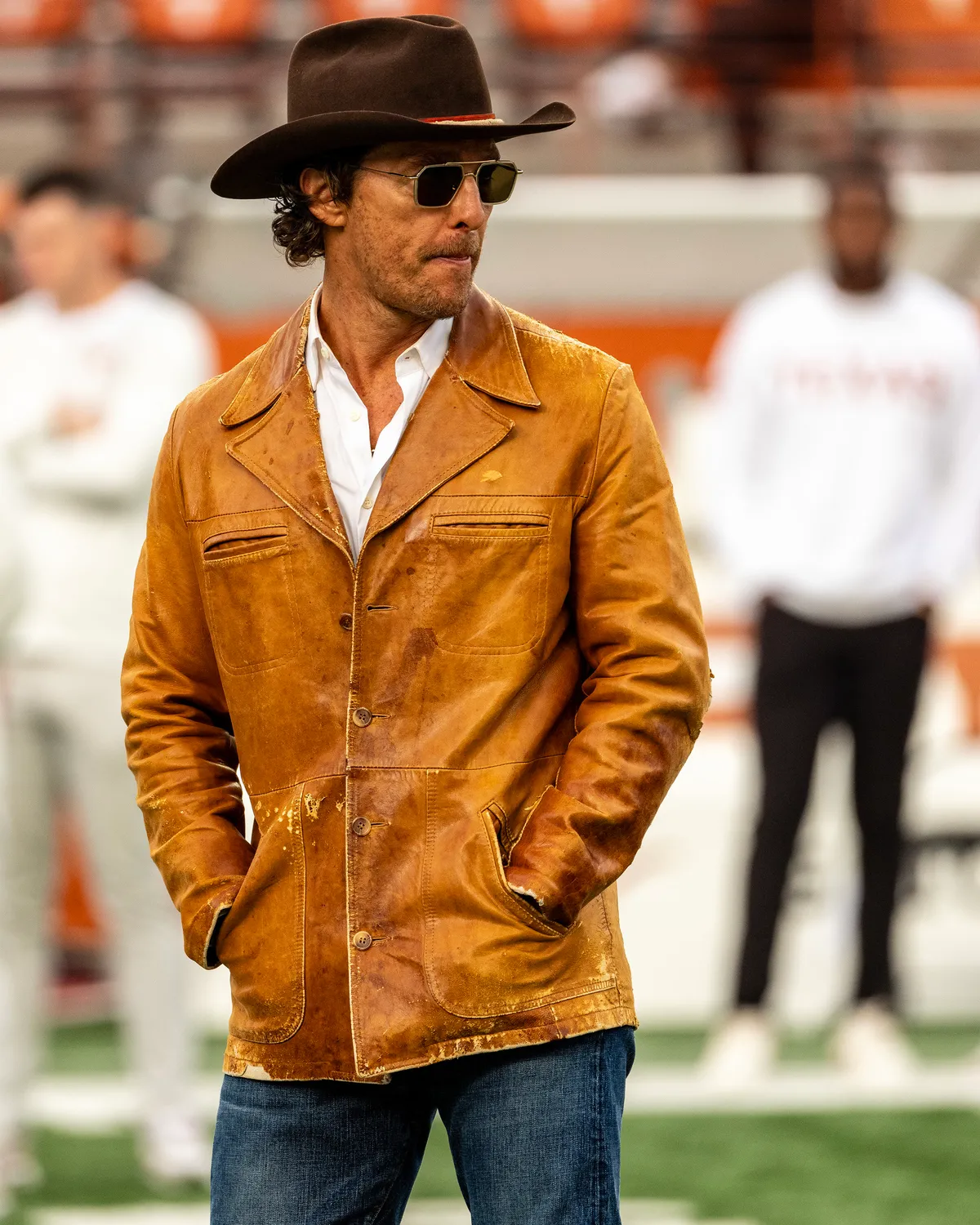 Matthew McConaughey egy texasi focimeccsen