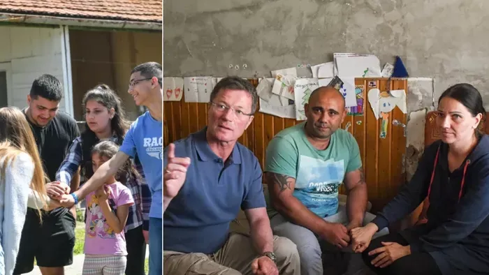 Négygyerekes családnál kopogtatott Stohl András