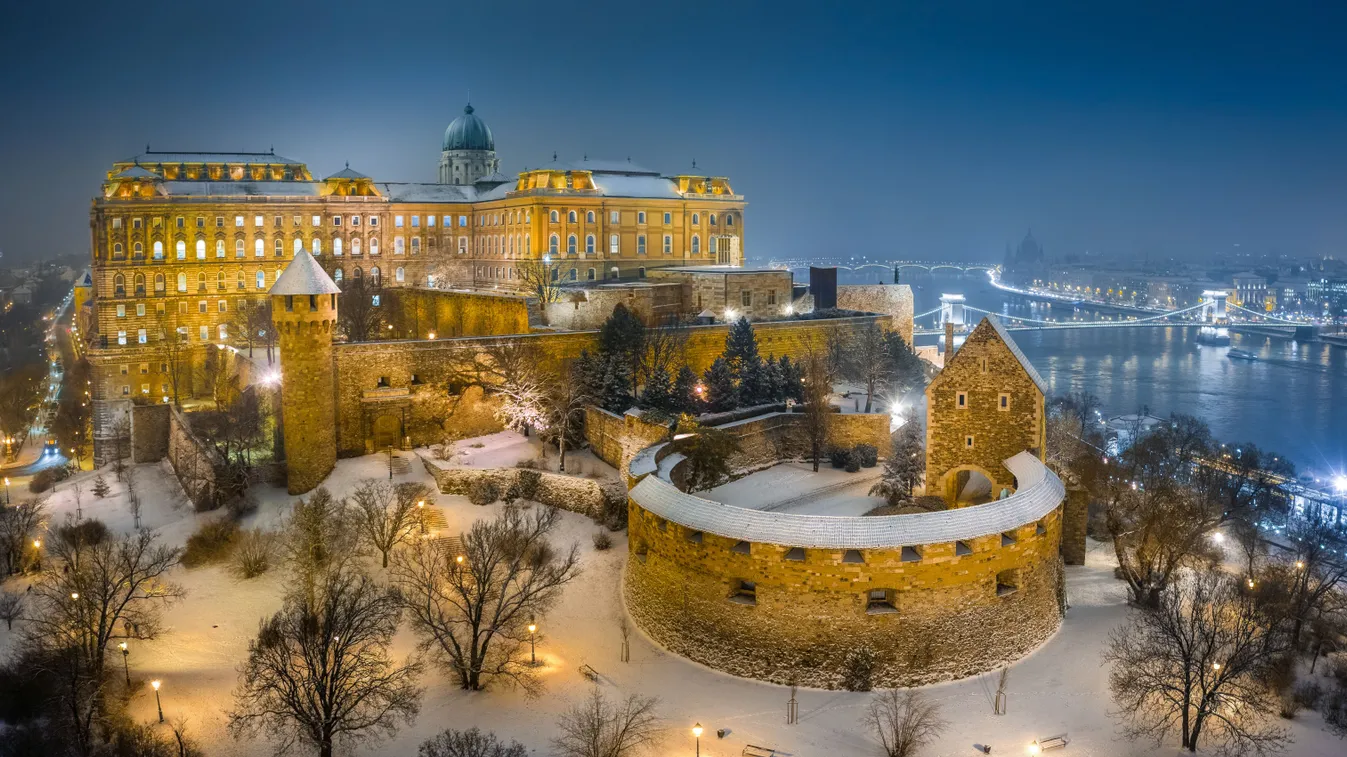 Téli hangulatban a Budai Várnegyed
