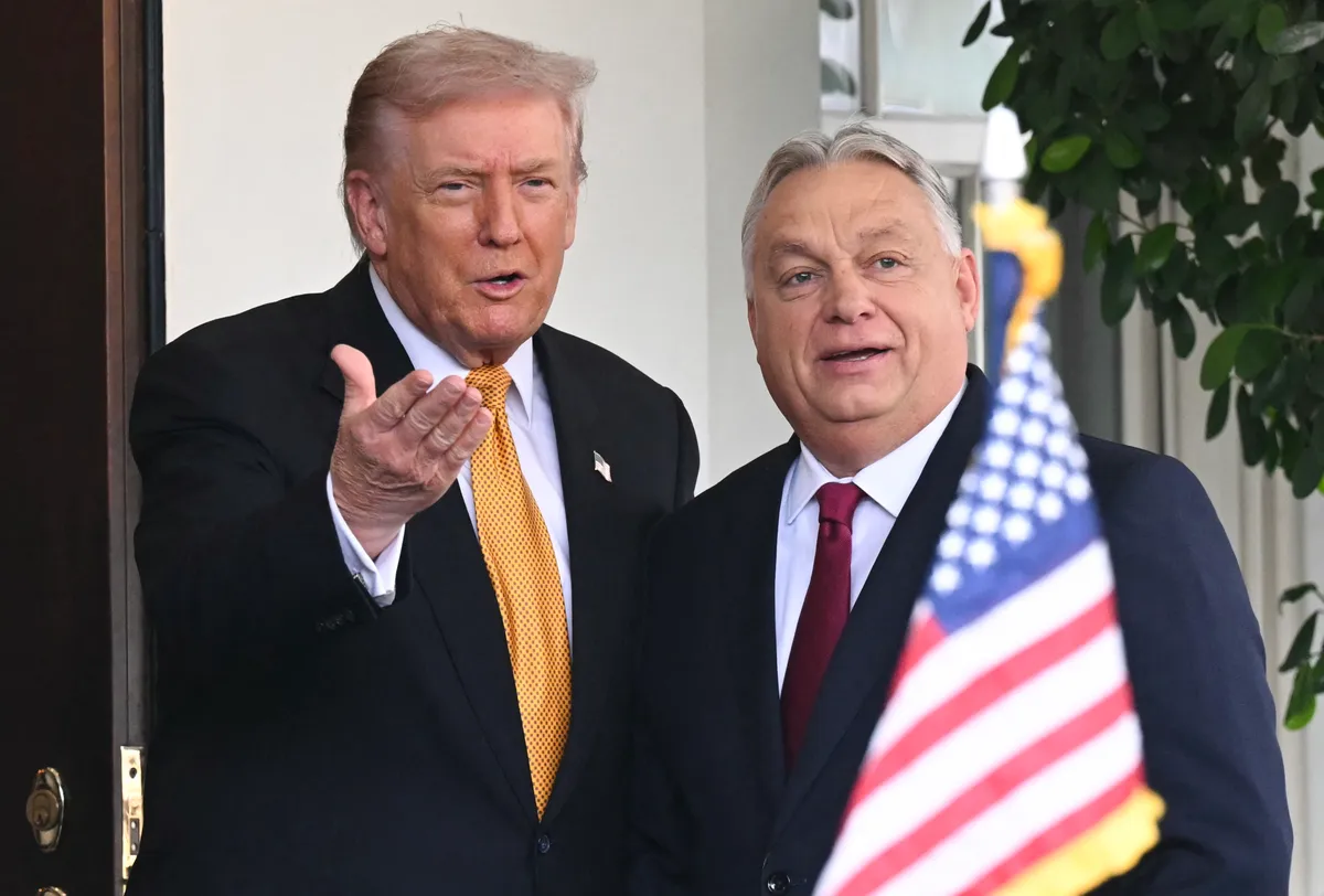 Hungarian PM Orban meets US president Trump