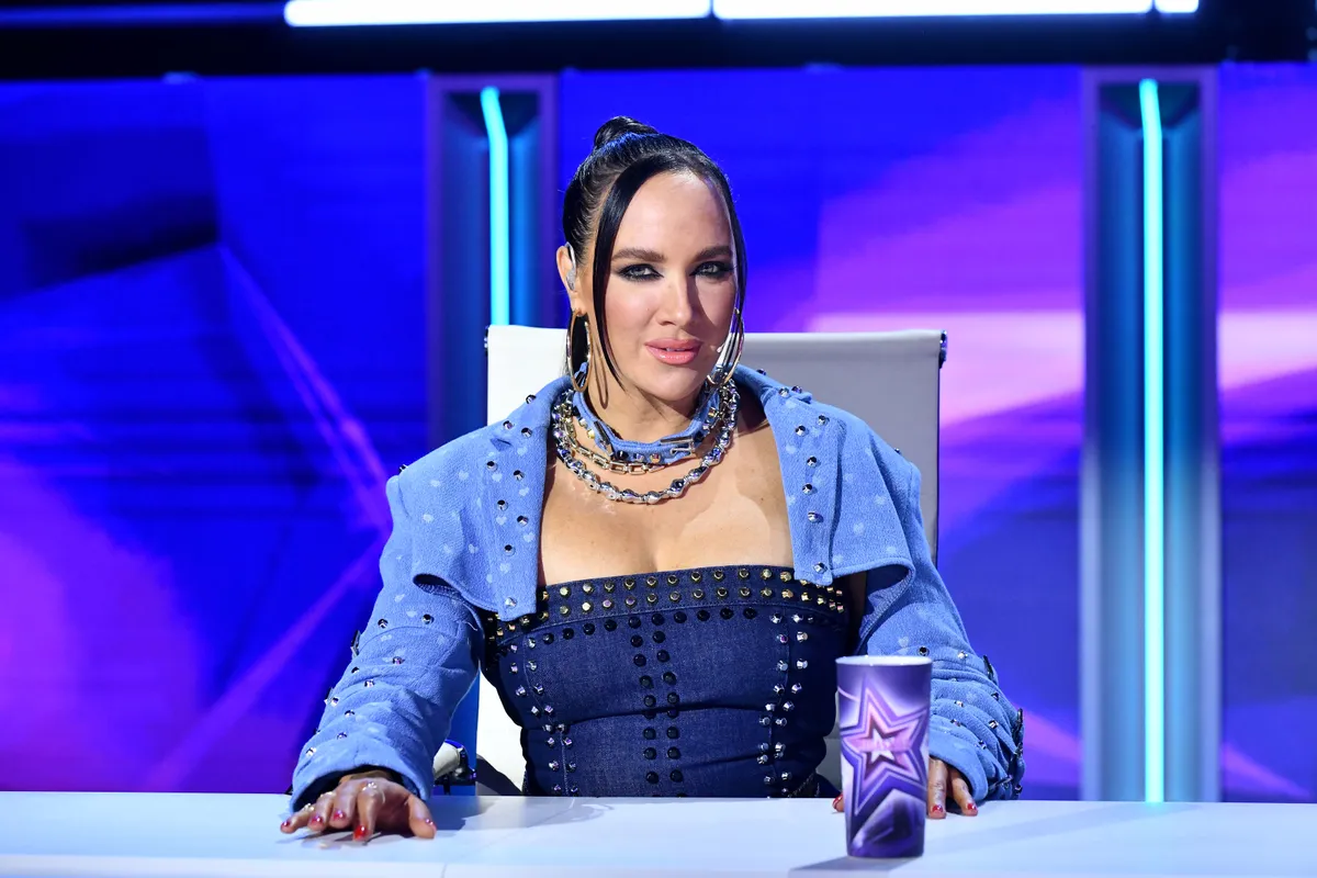 Tóth Gabi a Megasztár zsűritagjaként.