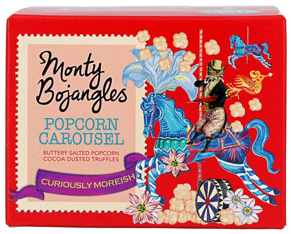 Ünnepi finomság: Monty Bojangles Popcorn Carousel trüffel.