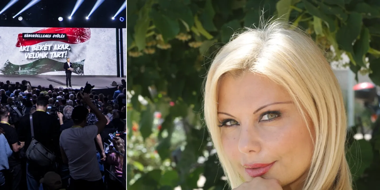 Hűha: Rába Tímea kitálalt az első Háborúellenes Gyűlésen