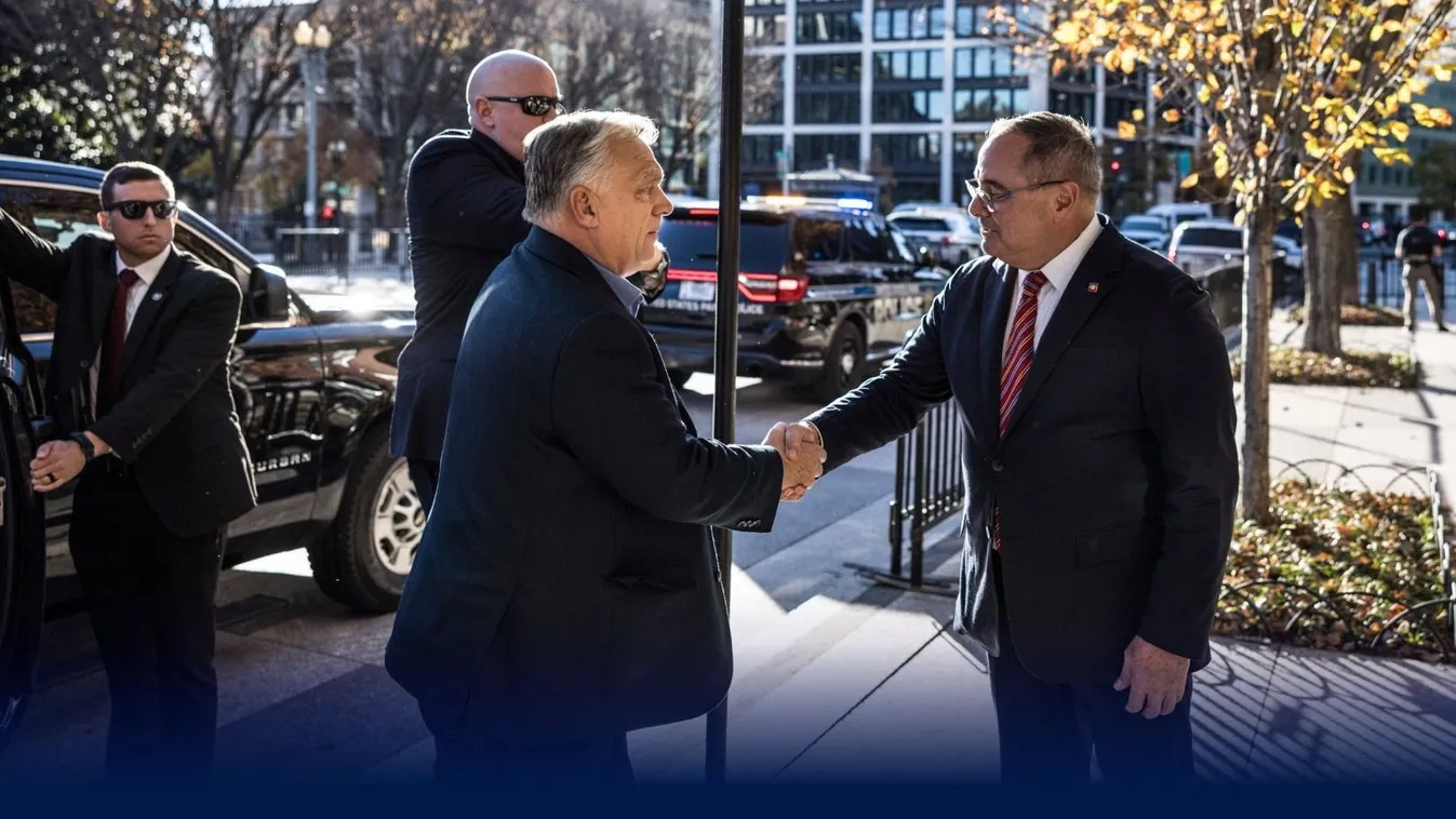 „Megjöttek a magyarok!” – így érkezett meg Orbán Viktor Washingtonba – fotó