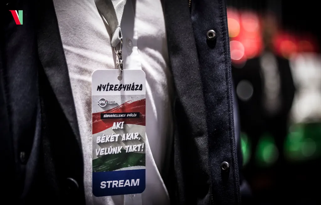 Háborúellenes gyűlés, Nyíregyháza, 2025. 11.29
