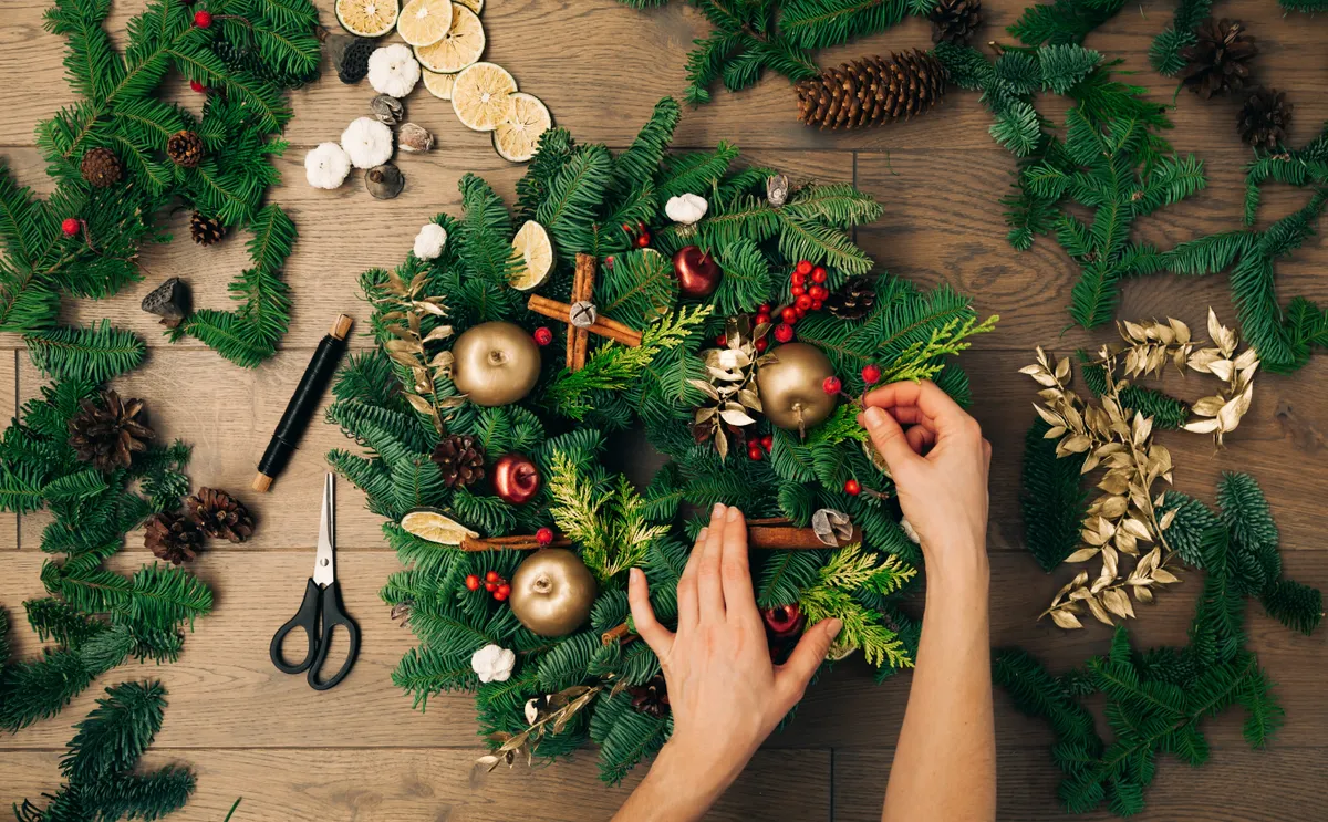 Feng shui dekorációs tippek karácsonyra koszorú