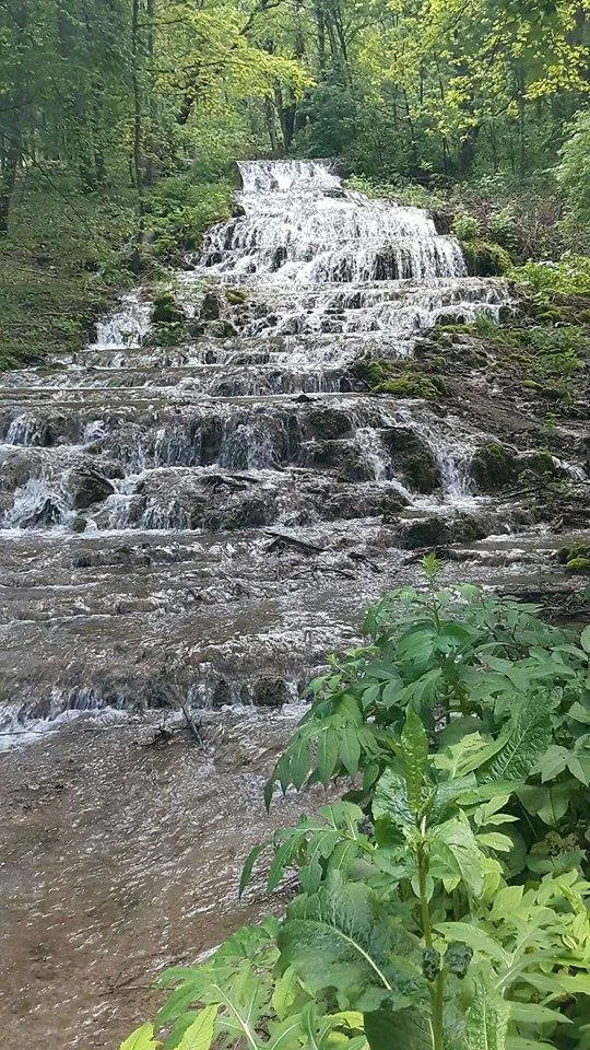 A Fátyol-vízesés amikor van benne víz
