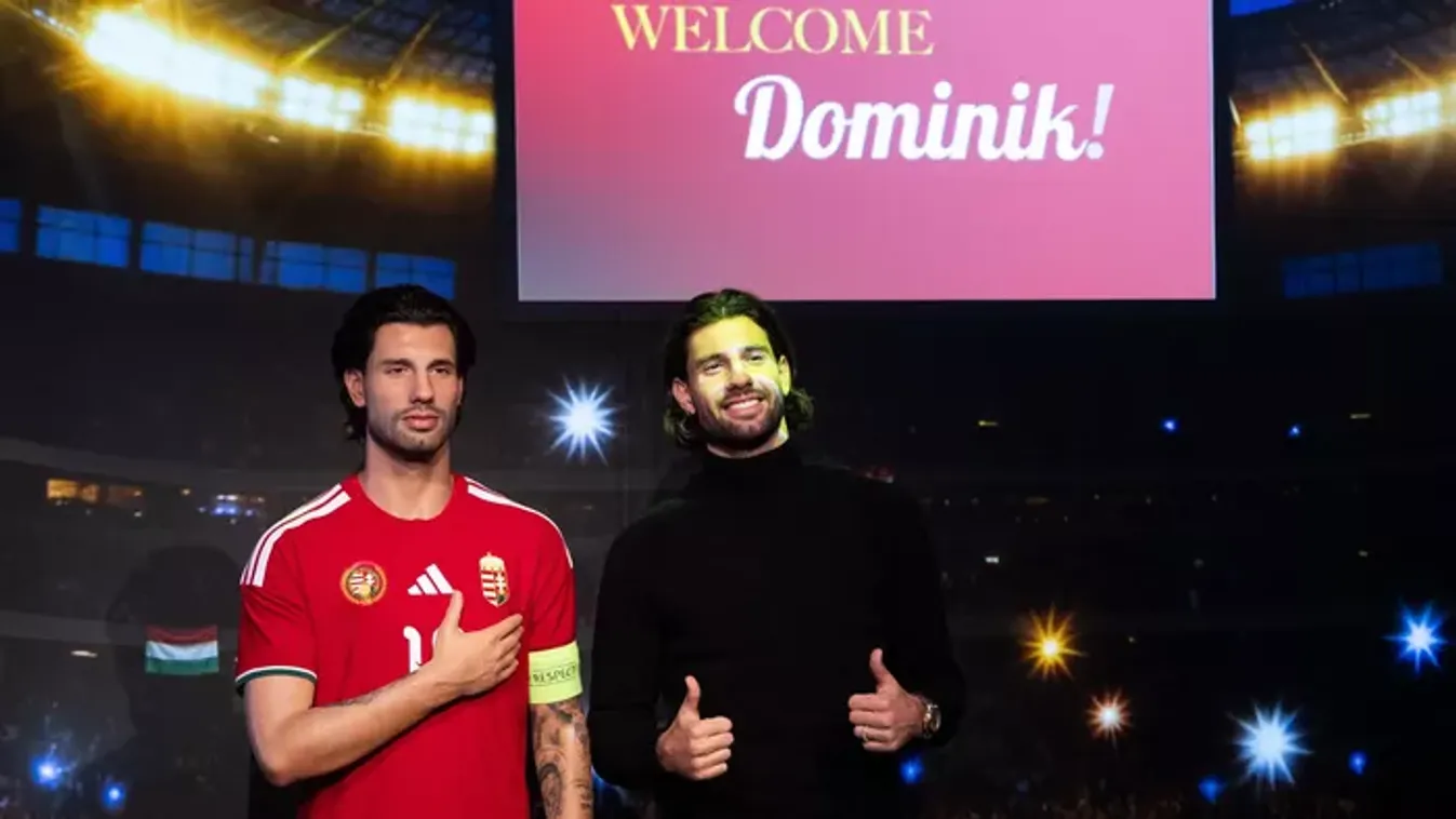 „Mintha saját magam mellé álltam volna” – Ilyen lett Szoboszlai Dominik viaszszobra