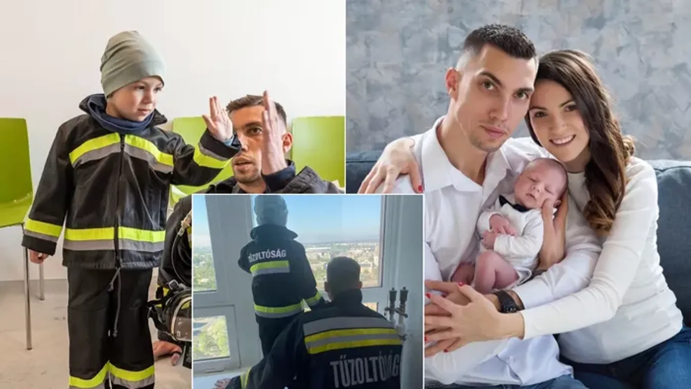 „Mondtam neki, hogy nem lesz semmi baj” – hatévesen már tűzoltó a koraszülött Nimród
